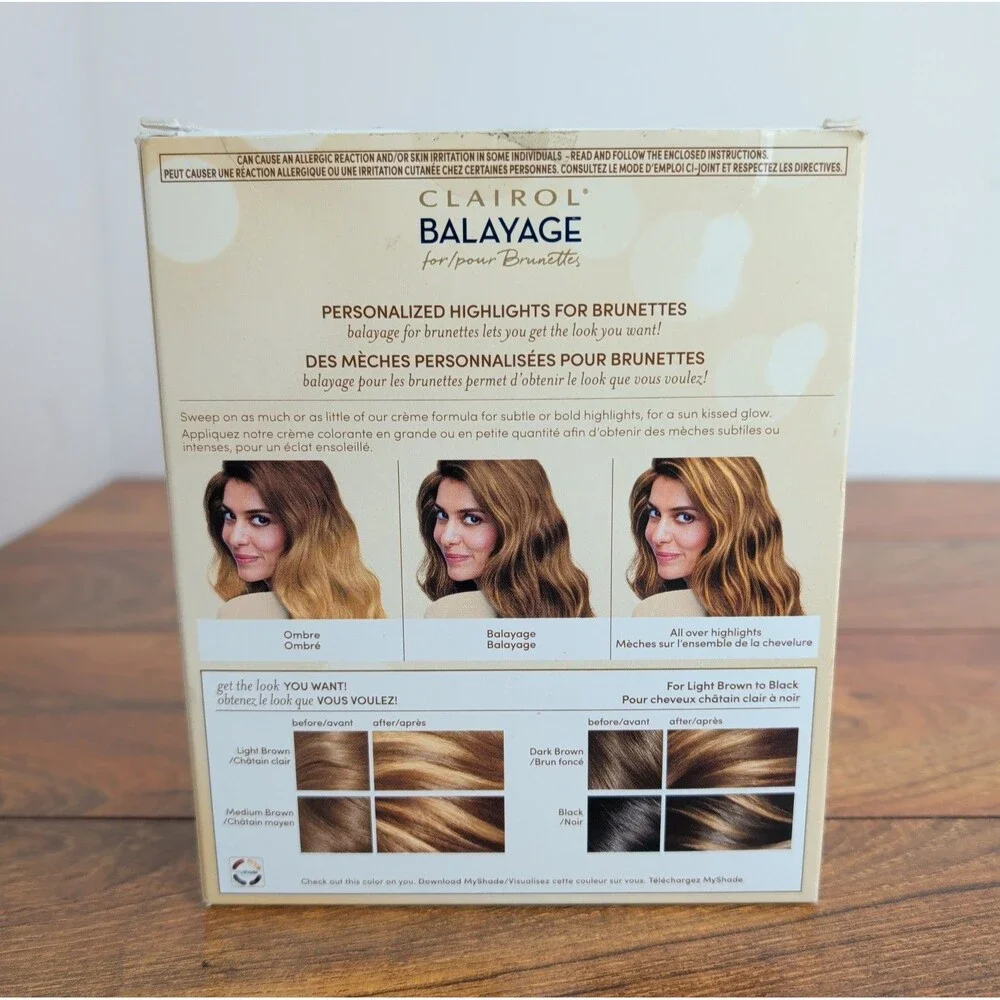 Clairol Balayage for Brunettes Highlights for Light Brown to Black